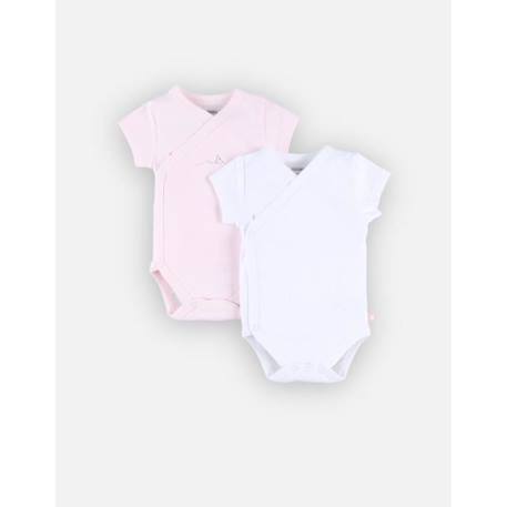 Bébé-Set de 2 bodys croisés à manches courtes