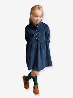 Robe Enfant En Velours Côtelé Petit Béguin Manouk – Broderie, Douce, Label OEKO-TEX