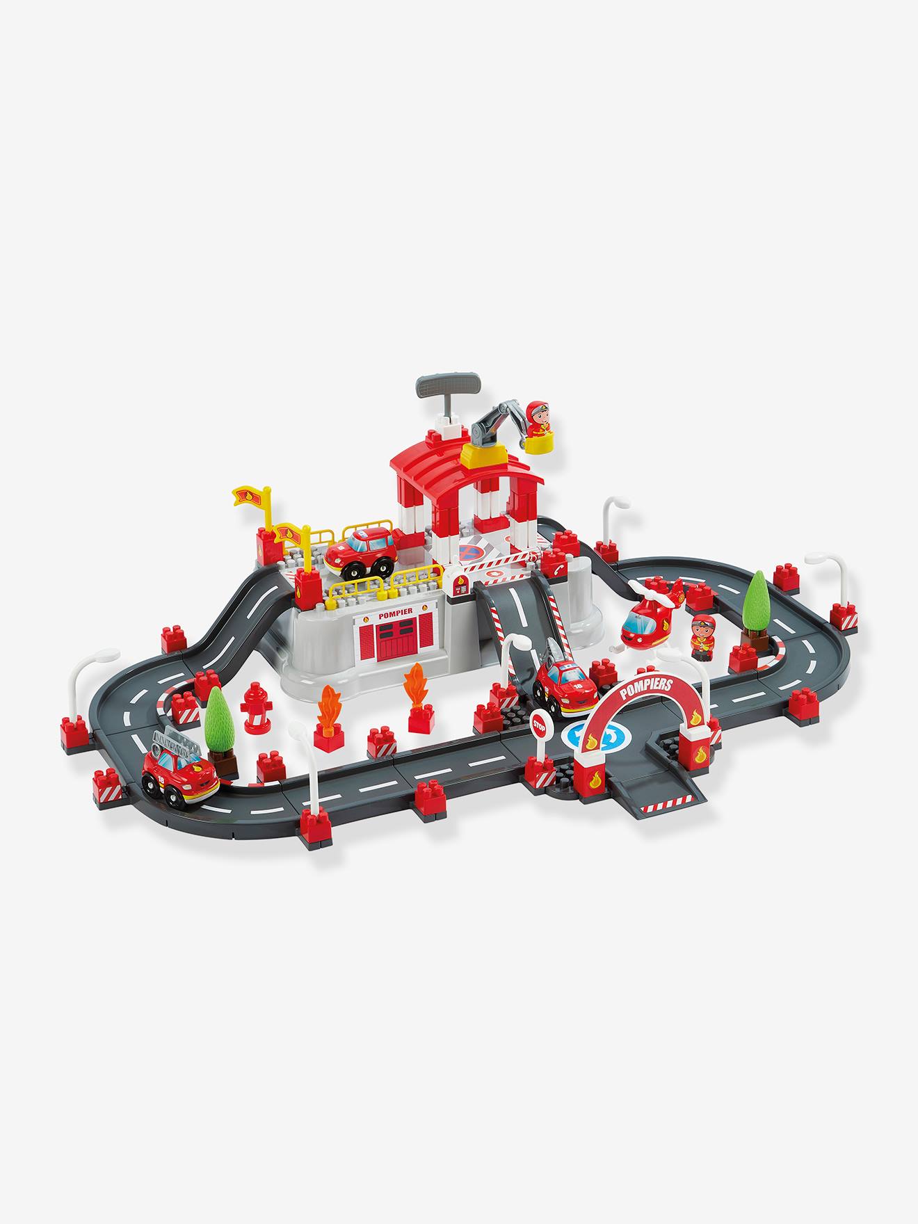Abrick - Baril circuit pompiers multicolore
