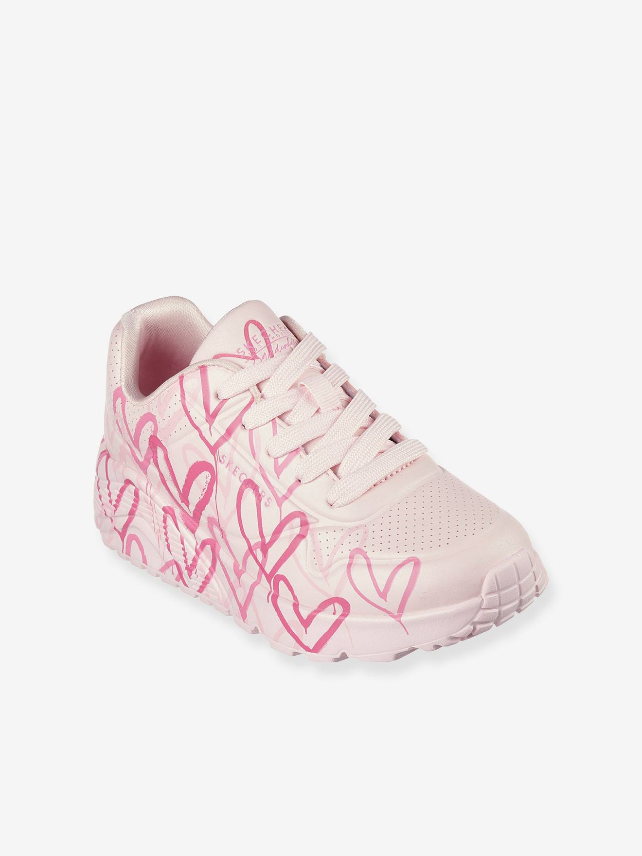 Baskets enfant Skechers x JGoldcrown : Skechers Street Uno Lite - Spread the joy - SKECHERS® rose