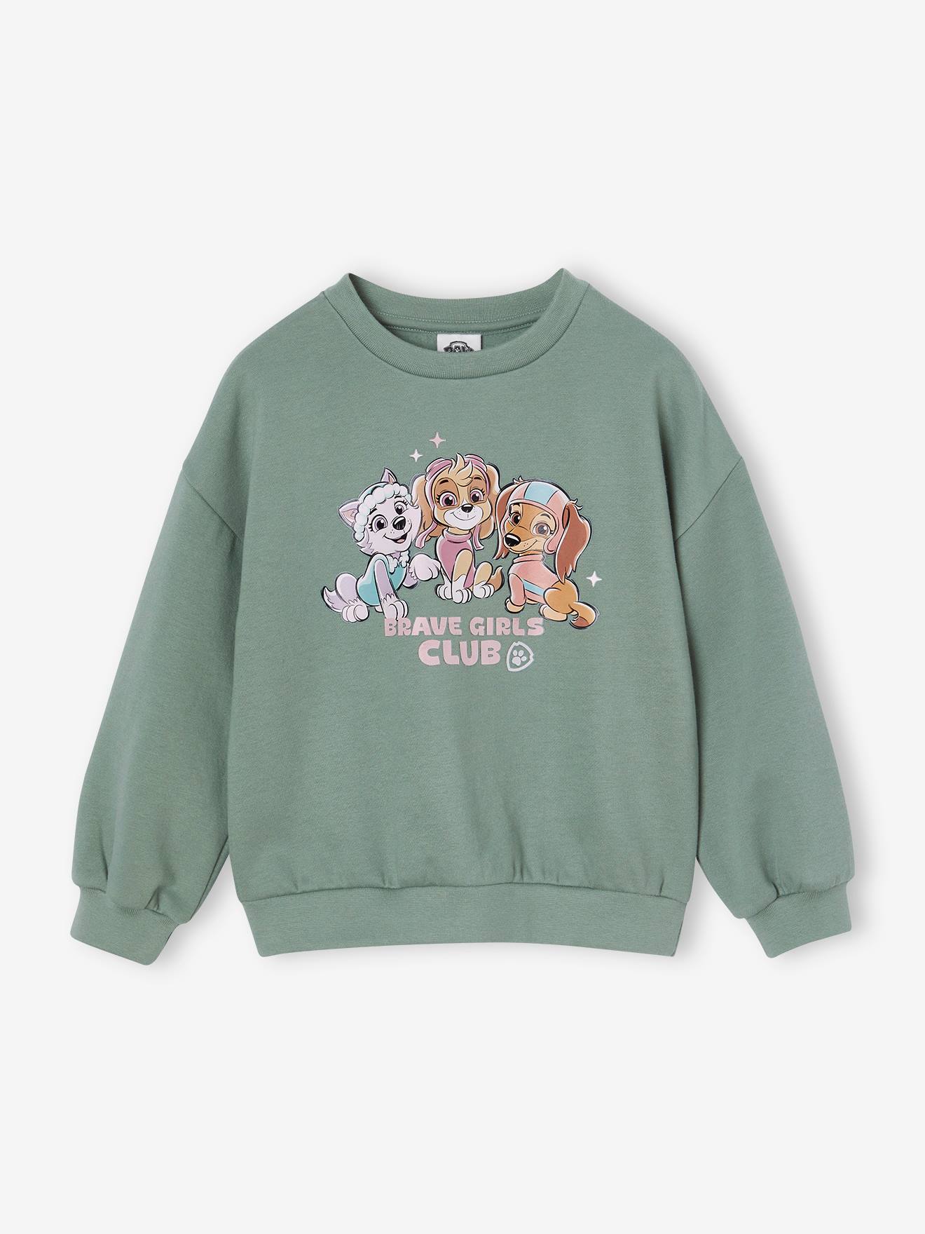Sweat Disney Pat' Patrouille Girls Club Fille vert de gris