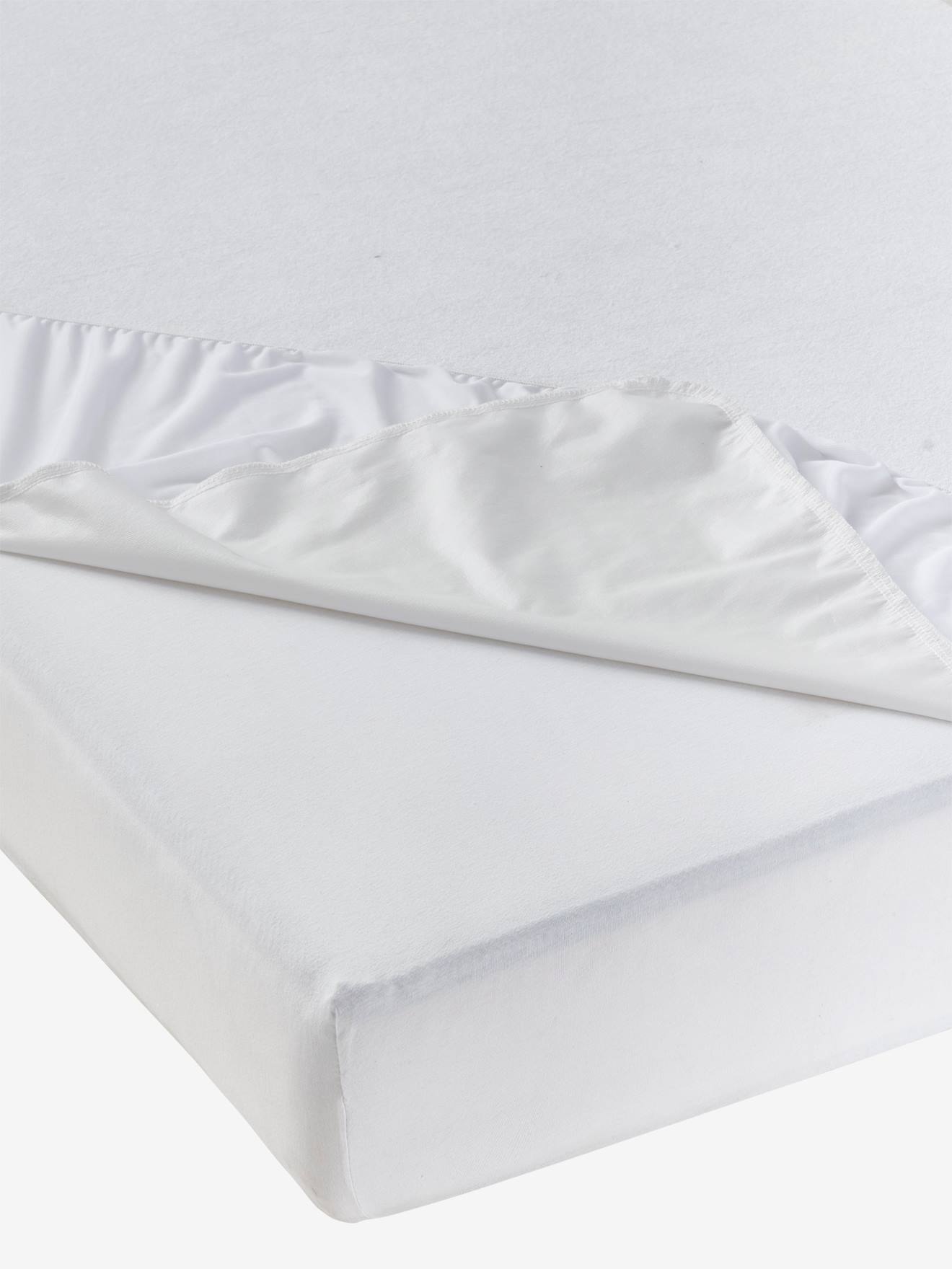 Lot de 2 alèses éponge imperméable anti-bactériens traitée Sanitized blanc (Vertbaudet) - Image 2