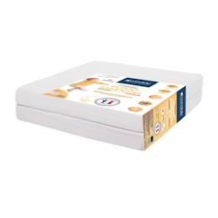 -Matelas Bébé Pliant 2 Parties TINEO 60x120x7cm Essentiel Fabriqué En France - Garantie 5 ans