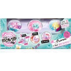 Jouet-Activités artistiques et musicales-Loisirs créatifs-CANAL TOYS - So DIY - Kit pour créer 3 boules de bain effervescentes - Aromathérapie - So Bomb - Bath Bomb 3 Pack - BBD 039