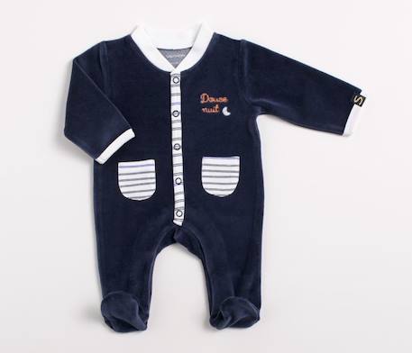 Bébé-PYJAMA BLEU - TAILLE 1 MOIS