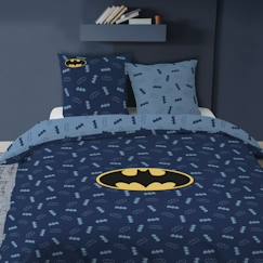 -Parure de lit imprimée 100% coton BATMAN ICONIC 2 Personnes 240x2200 cm