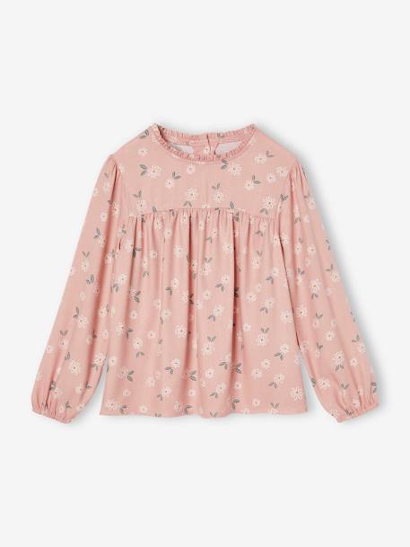 Fille-Chemise, blouse, tunique-Blouse  à fleurs fille