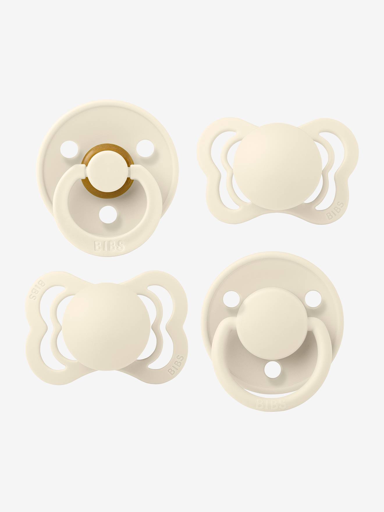 Coffret 4 tétines Try It - beige (Bibs) - Image 1