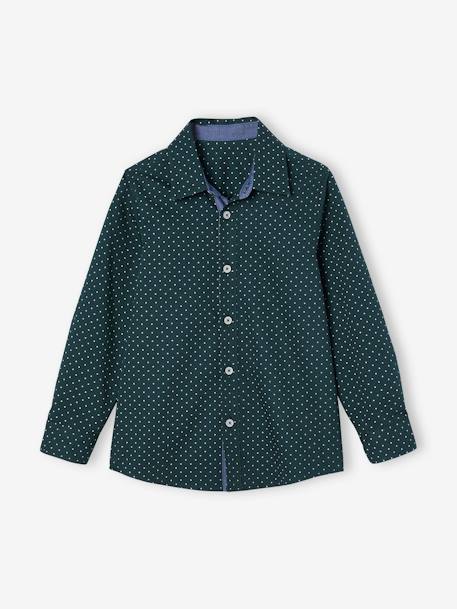 Garçon-Chemise garçon imprimée pois