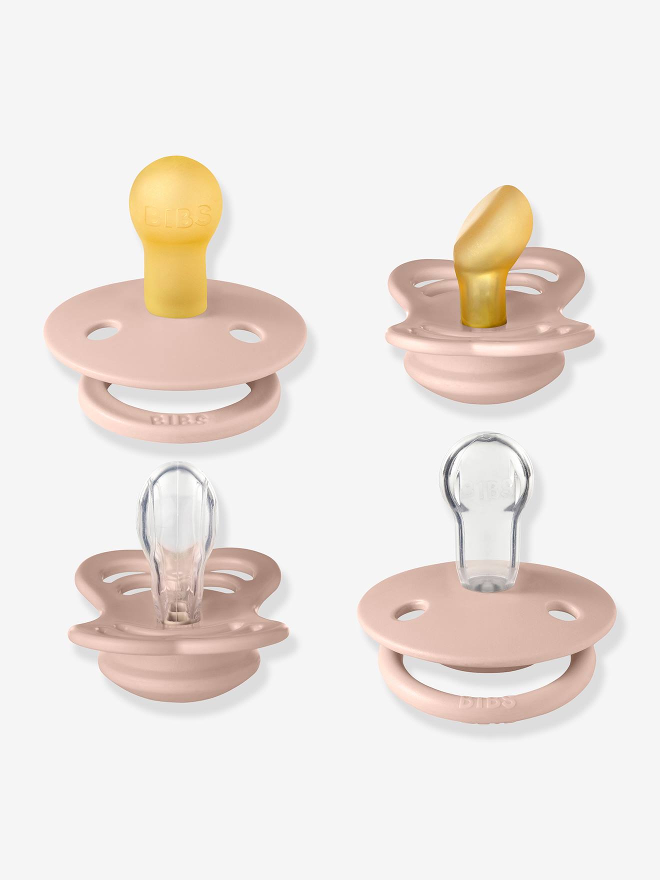 Coffret 4 tétines Try It - blush (Bibs) - Image 1