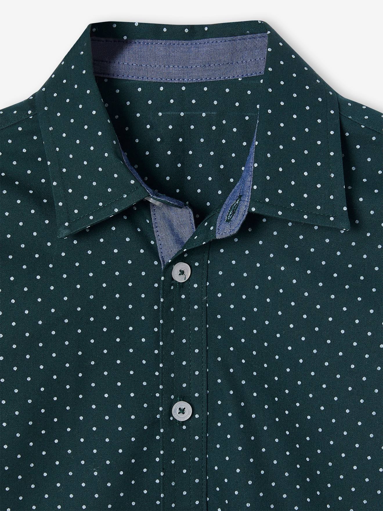 Chemise Verte Jean Blue Taille 6 Ans - Neuf Avec étiquettes, En Coton Mélangé, Dans Son Coffret