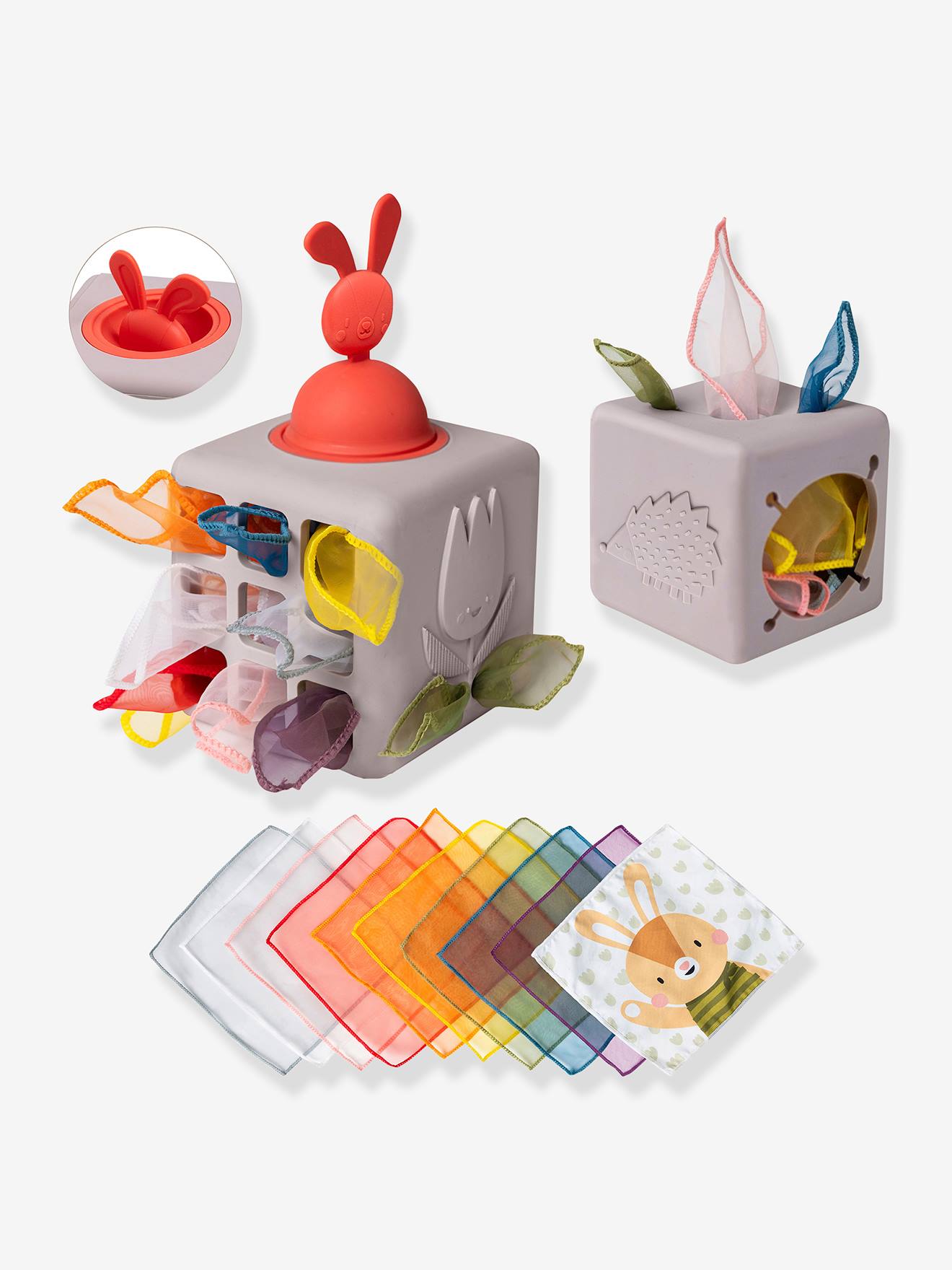 Boîte à lingettes pop-up - TAF TOYS multicolore