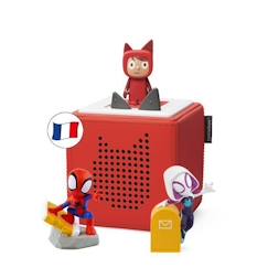 Jouet-tonies® - Coffret Toniebox Spidey et ses amis extraordinaires - Rouge - Boite à histoire