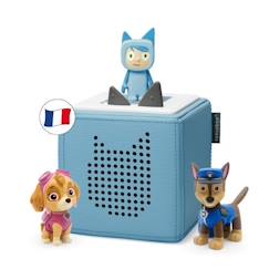 Jouet-tonies® - Coffret Toniebox Mission avec la Pat'Patrouille - Bleu - Conteuse d'histoires