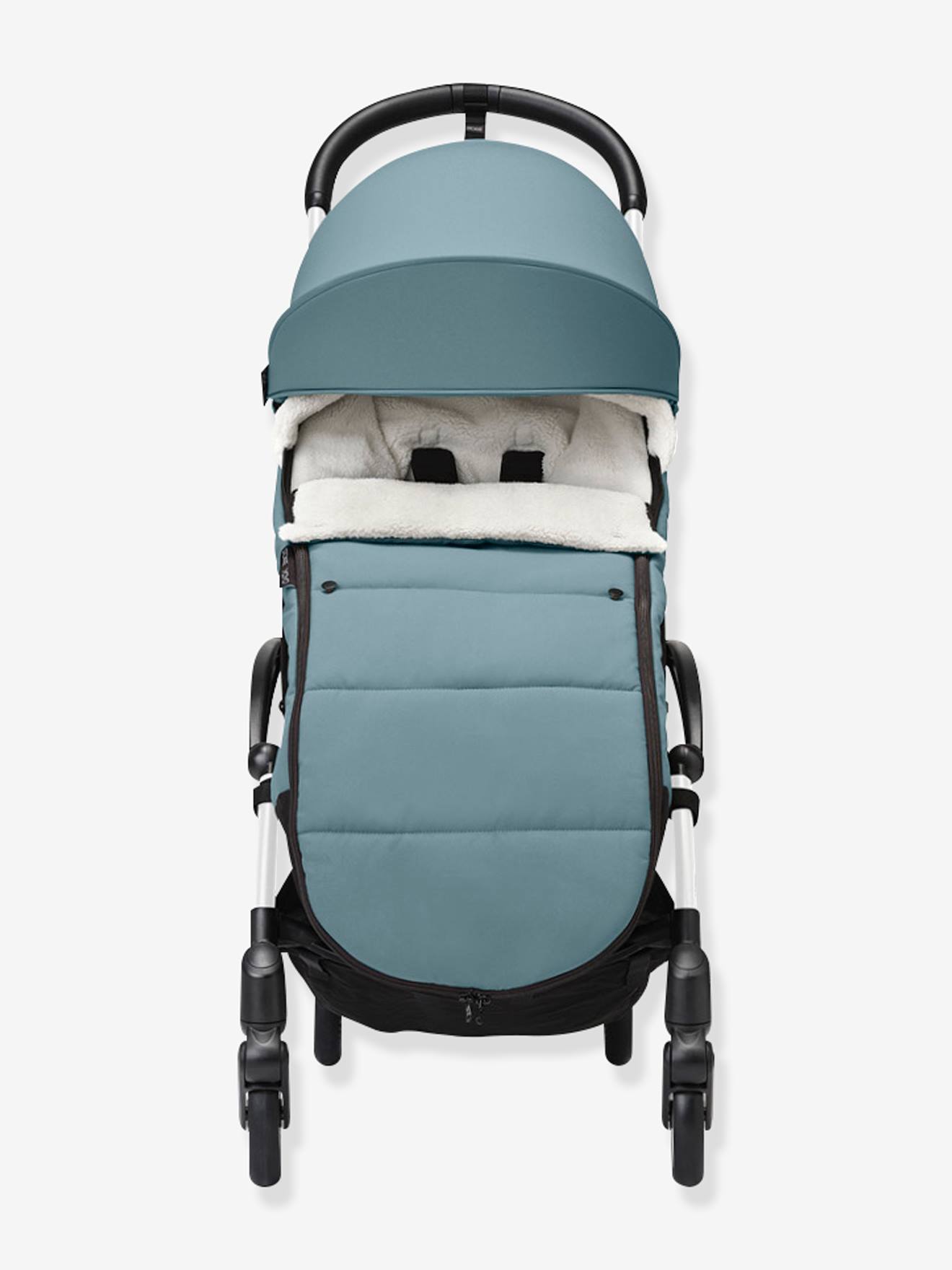 Chancelière sherpa POUSSETTE YOYO bleu glacier