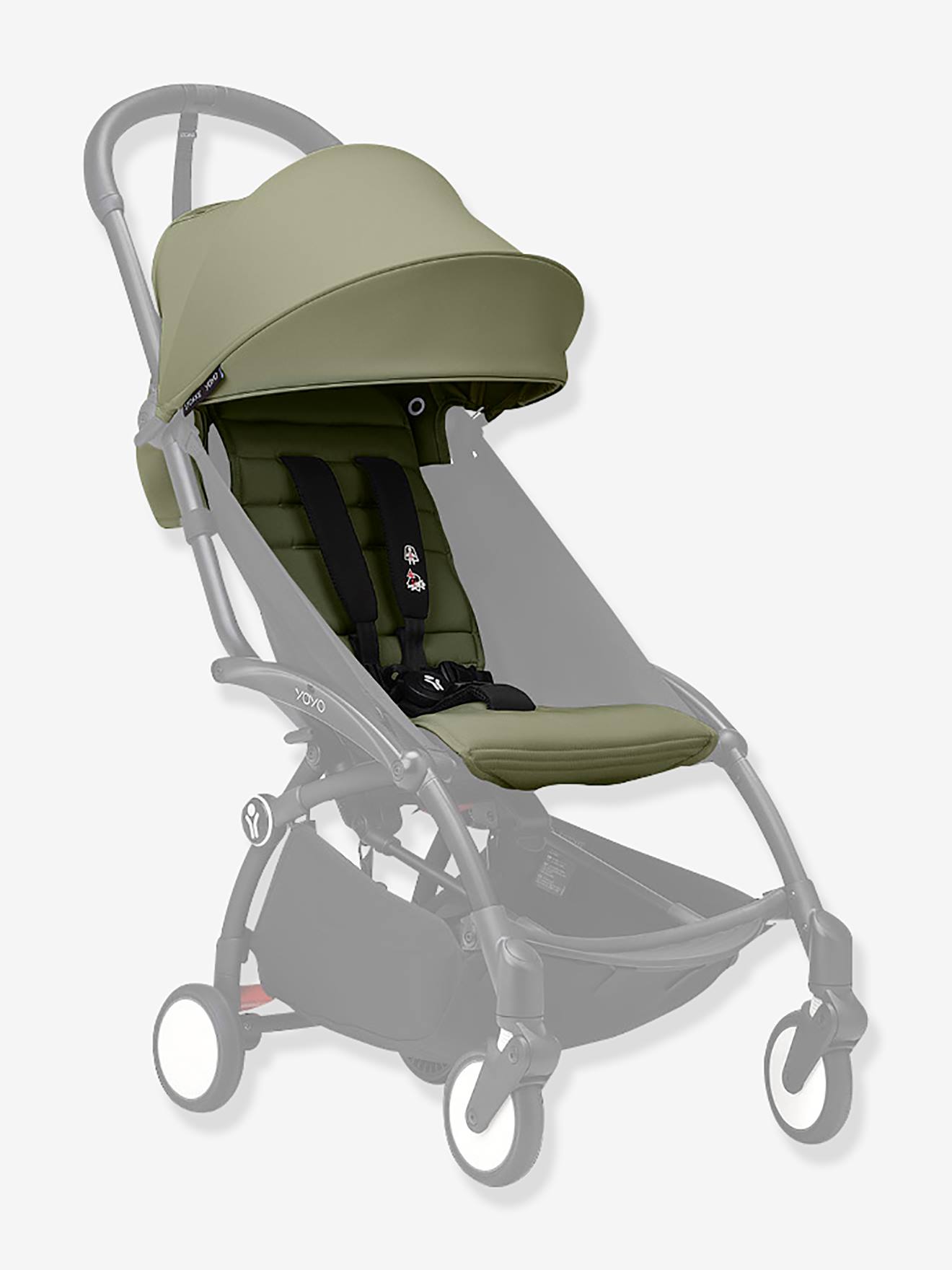 Assise Pack couleur poussette YOYO³ - 6+ olive