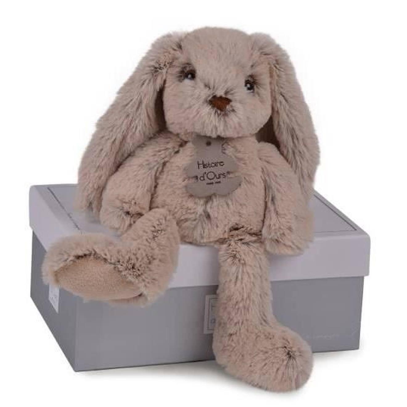 Peluche - Histoire D'ours - Copains Calins - Lapin Beige 25 Cm - Intérieur - Bébé - Mixte Beige