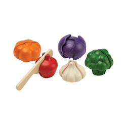 Jouet-PLAN TOYS Assortiment de 5 nouveaux légumes à découvrir