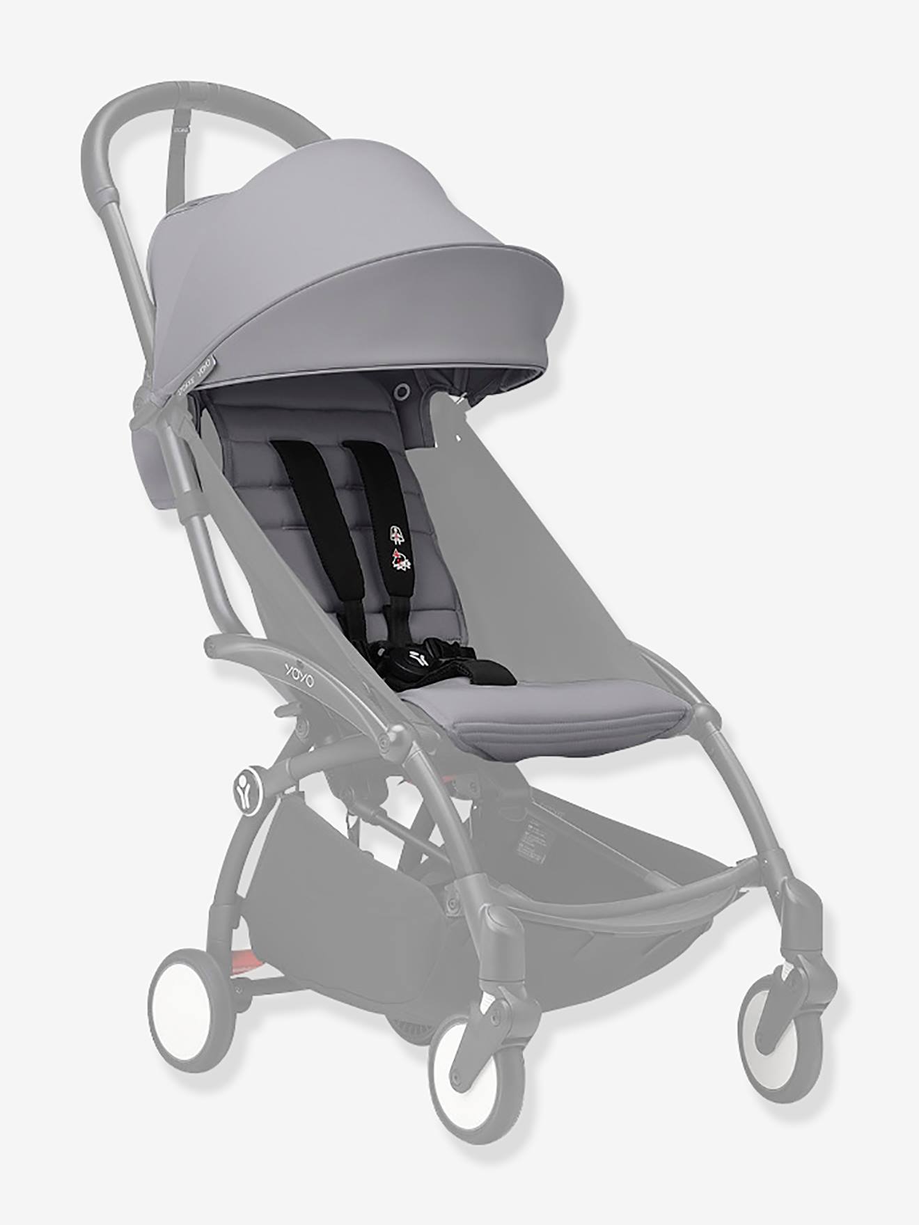 Assise Pack couleur poussette YOYO³ - 6+ gris