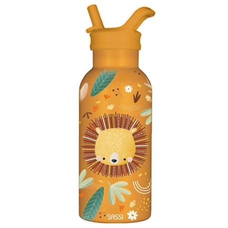 Fille-Bouteille isotherme - SASSI JUNIOR - Chompy le lion - 350 ml - Multicolore - Camping - Mixte