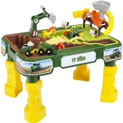 Jouet-Table multi jeux sable et eau John Deere - KLEIN - 3948 - Mixte - Enfant - Jaune - A partir de 3 ans