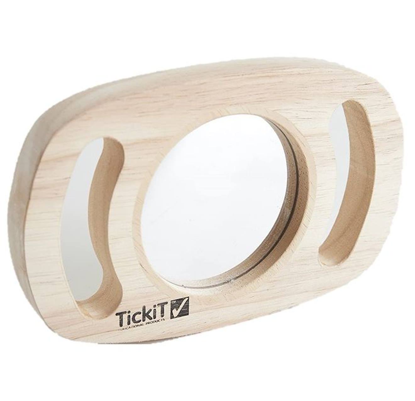 Miroir Auto Réfléchissant - Tickit - Ovale - Bébé - Enfant - Jeu Beige (Tickit) - Image 2