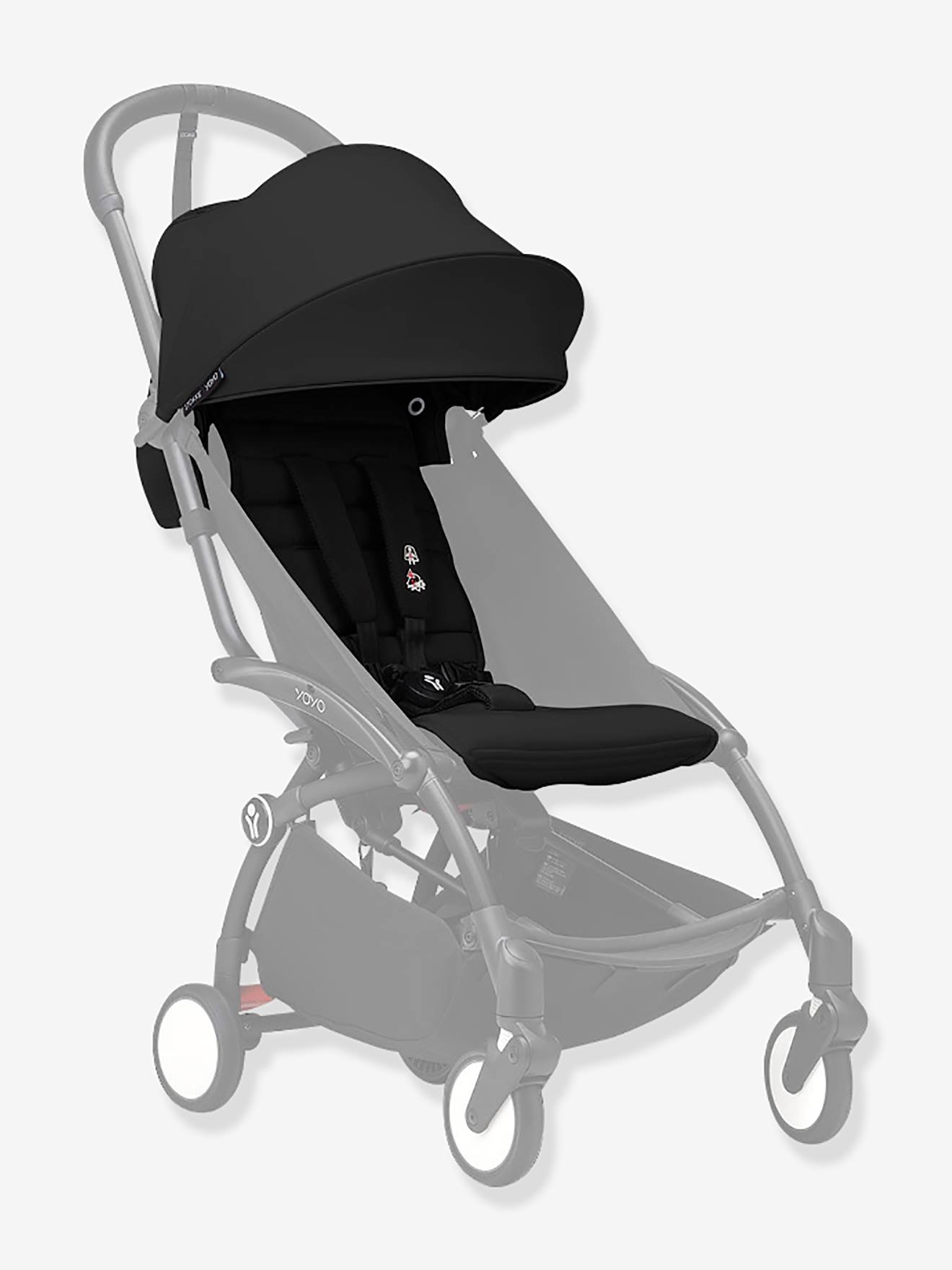 Assise Pack couleur poussette YOYO³ - 6+ noir