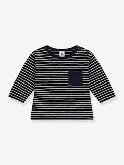 -Tee-shirt manches longues en jersey fin bébé PETIT BATEAU