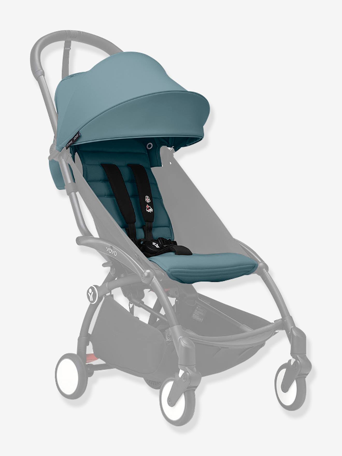Assise Pack couleur poussette YOYO³ - 6+ bleu glacier