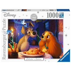 Jouet-Puzzle 1000 pièces La Belle et le Clochard - Ravensburger - Dessins animés et BD - Mixte