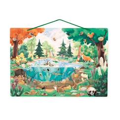 Jouet-Puzzle Magnétique La Mare 70 Magnets En Carton - JANOD - Thème Paysage et nature - Enfant 5 ans - FSCTM