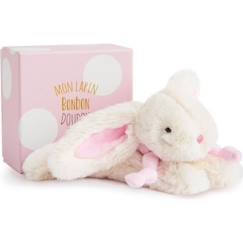 Jouet-Doudou et Compagnie - Lapin Bonbon - Lapin Bonbon Rose 20cm