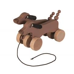 Jouet-Jouet à tirer en bois Egmont Toys - Edward le chien - Multicolore - A partir de 12 mois