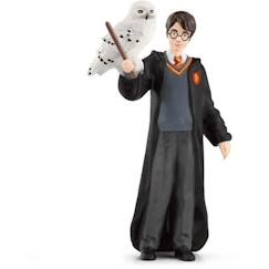 Jouet-Harry et Hedwige, Figurine de l'univers Harry Potter®, pour enfants dès 6 ans, 4 x 2,5 x 10 cm - schleich 42633 WIZARDING WORLD