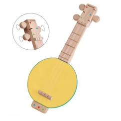 Jouet-PLAN TOYS Jeu en bois Banjolélé