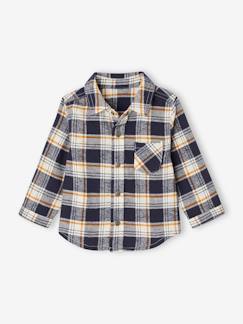 -Chemise flanelle bébé à carreaux