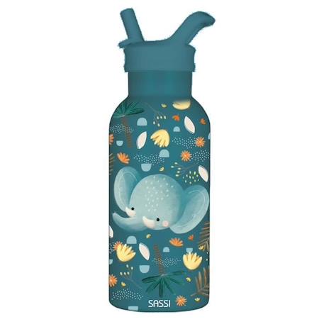 Fille-Sassi Junior - Bouteille isotherme Chewy l'éléphant 350 ml