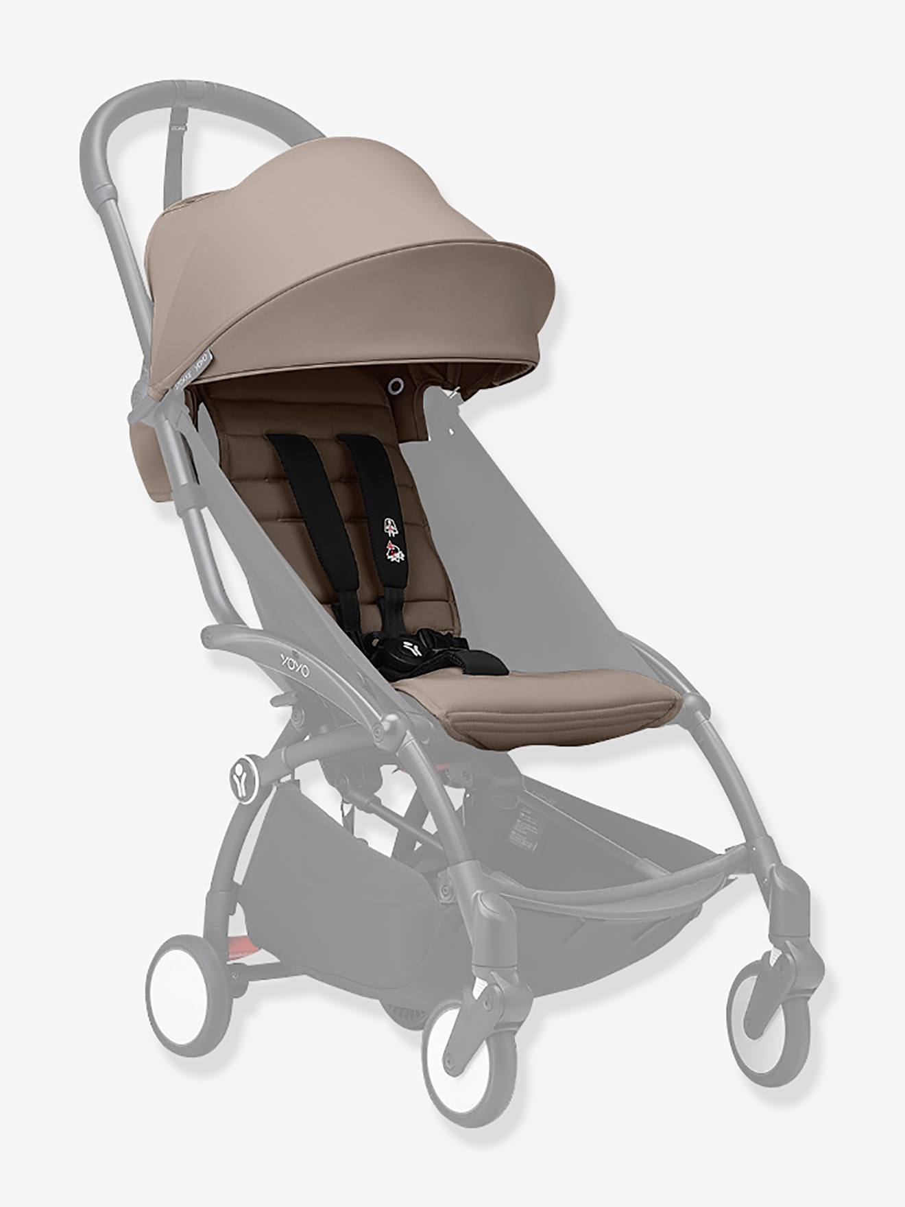 Assise Pack couleur poussette YOYO³ - 6+ taupe