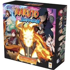 Jouet-Jeu de société Naruto Shippuden - TOPI GAMES - 30 min - 2 joueurs ou plus - Rouge