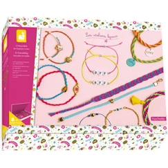 Jouet-Kit Créatif - JANOD - 13 Bracelets de l'Amitié à Créer - Les Ateliers Bijoux - Roue à Tisser - Dès 8 ans