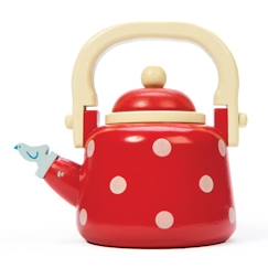 Jolie bouilloire à pois en bois - Le Toy Van - Honeybake - Accessoire indispensable pour le goûter  - vertbaudet enfant