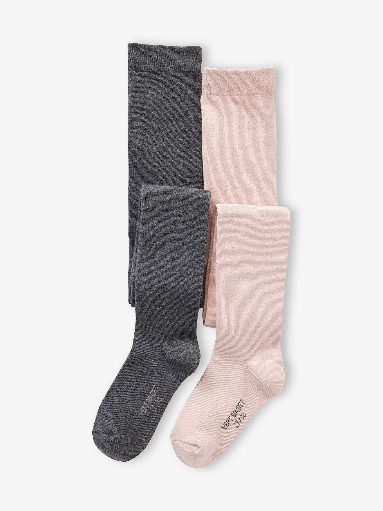 Lot 2 Collants Noël anthracite