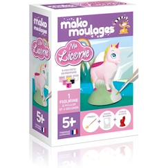 Jouet-Mako Moulages - Ma Licorne en Poterie à Personnaliser - Multicolore