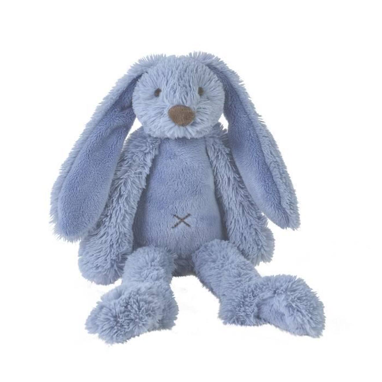 Peluche Lapin Richie Bleu - Happy Horse - 38 Cm - Pour Enfant - Intérieur Bleu