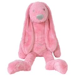 Jouet-Peluche Lapin Richie rose 38 cm - Happy Horse - Pour Fille - A partir de 0 mois - Dimensions : Hauteur 38 cm