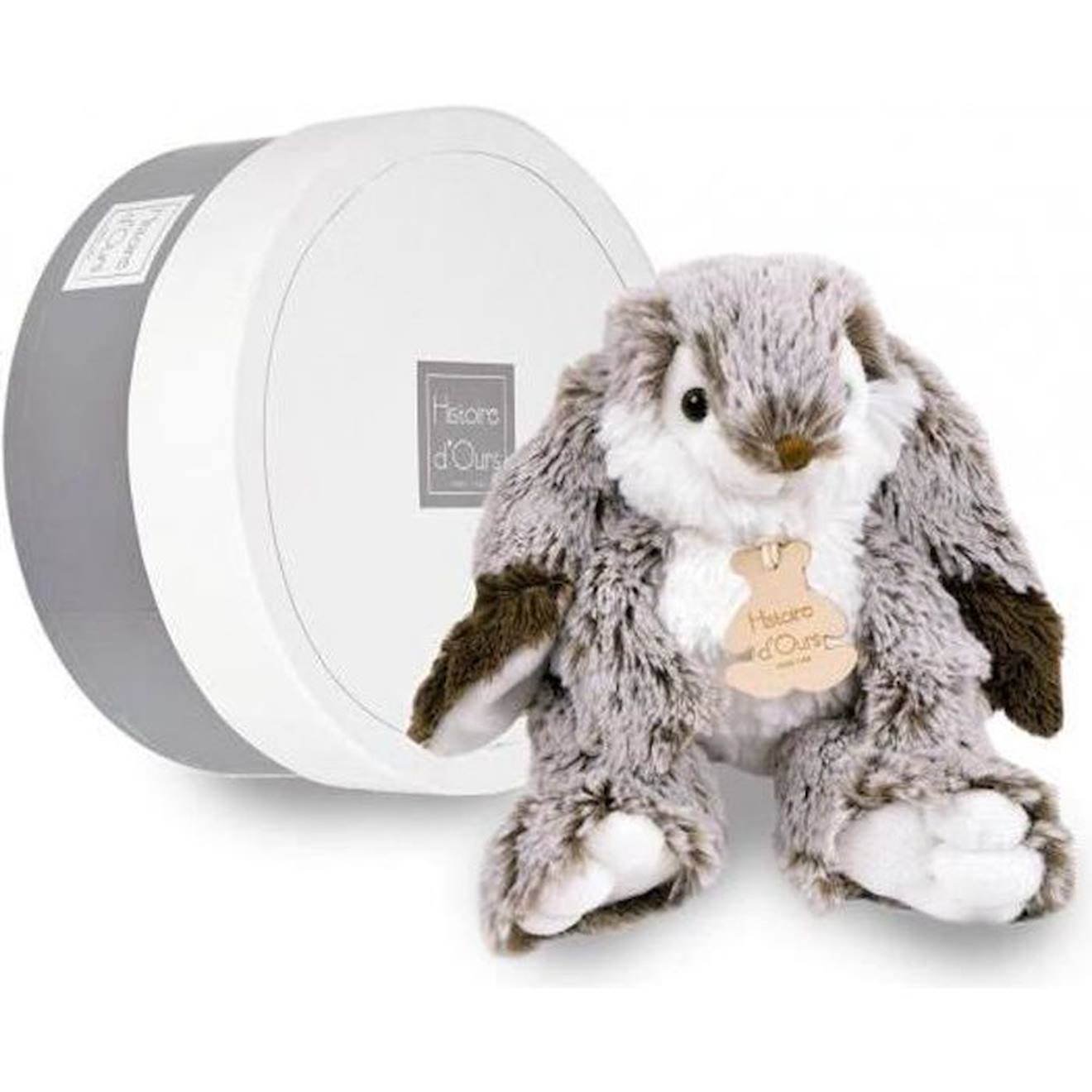 HISTOIRE D'OURS - Histoire D\'ours - Ho2296 - Lapin Marius 20 Cm Gris