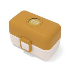 Puériculture-Lunch Box Enfant - MONBENTO - MB Tresor - 3 Compartiments - Sans BPA - Jaune Moutarde