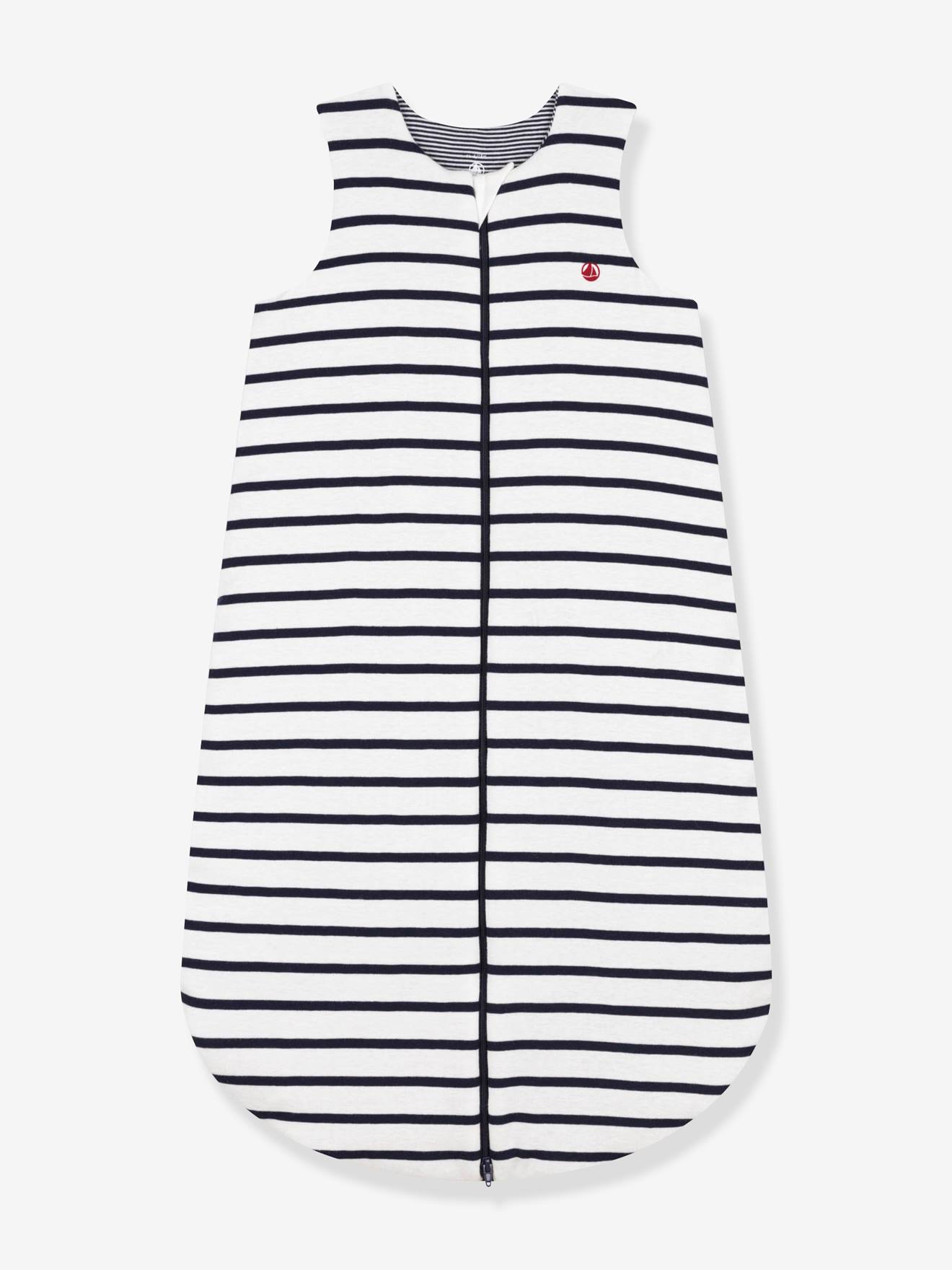 Gigoteuse à rayures en coton Petit bateau rayé bleu