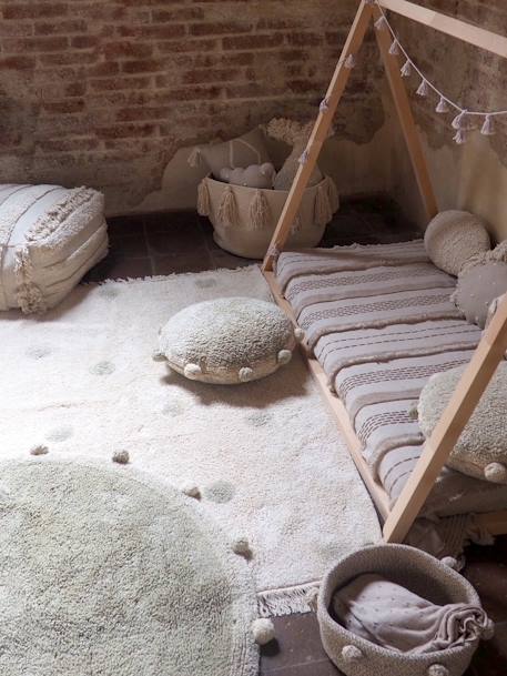Tapis Hippy Dots Natural beige 1 - vertbaudet enfant 