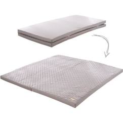 Jouet-Premier âge-Tapis de Sol en Mousse pour Bébé - ROBA - roba Style - Gris - Pliable et Déhoussable